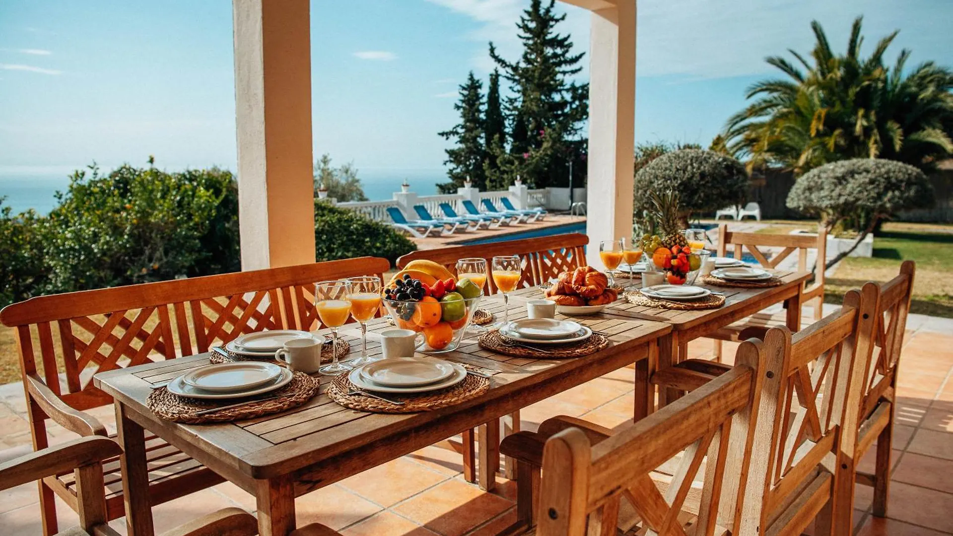 Gran Villa Con Vistas Al Mar Y Piscina Privada Málaga