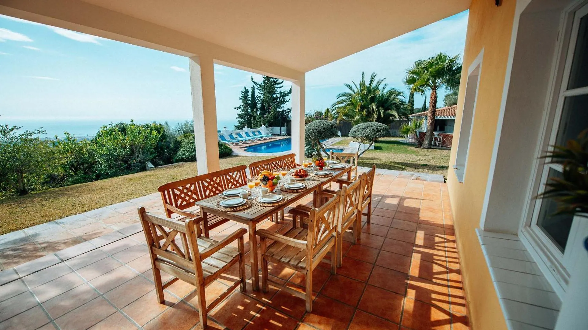 Gran Villa Con Vistas Al Mar Y Piscina Privada Málaga 0*,  Spanje